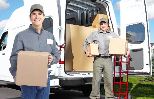 International removals team managing transport and disposal compliance