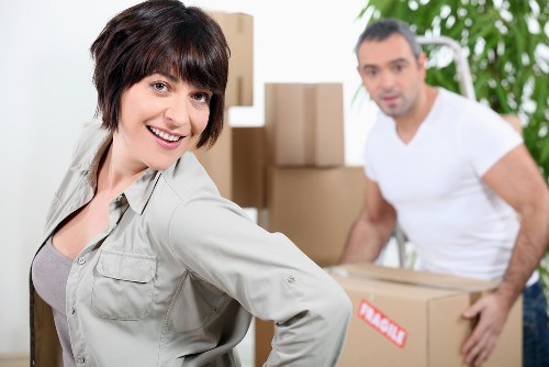 Local removal company handling a move across France