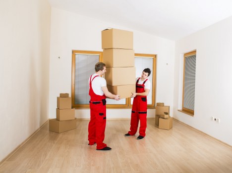 Office furniture pick-up for a commercial property in France